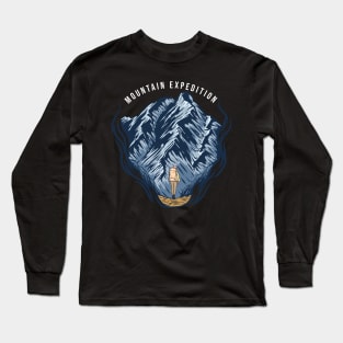 High Mountain Expeditions and adventures Long Sleeve T-Shirt